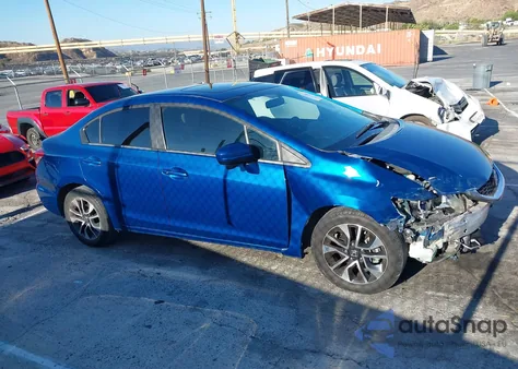2015 Honda Civic Ex z USA, uszkodzony, nr VIN 2HGFB2F83FH512984